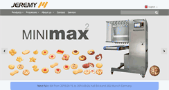 Desktop Screenshot of jeremy-machines.com