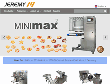 Tablet Screenshot of jeremy-machines.com